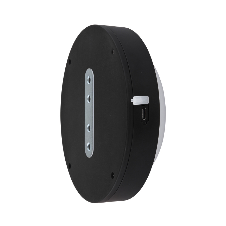 Globo - LED Акумулаторен докосване аплик LED/1,2W/3,7V Ø 15 см 1800 mAh черен