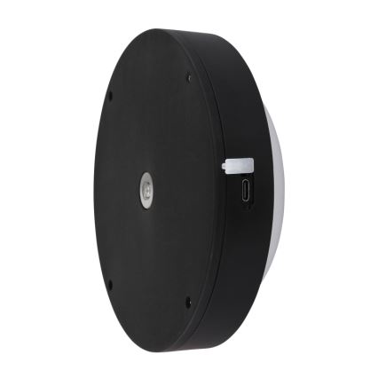 Globo - LED презареждаемо стенна лампа с докосване LED/1,2W/3,7V диаметър 15 см 1800 mAh черен