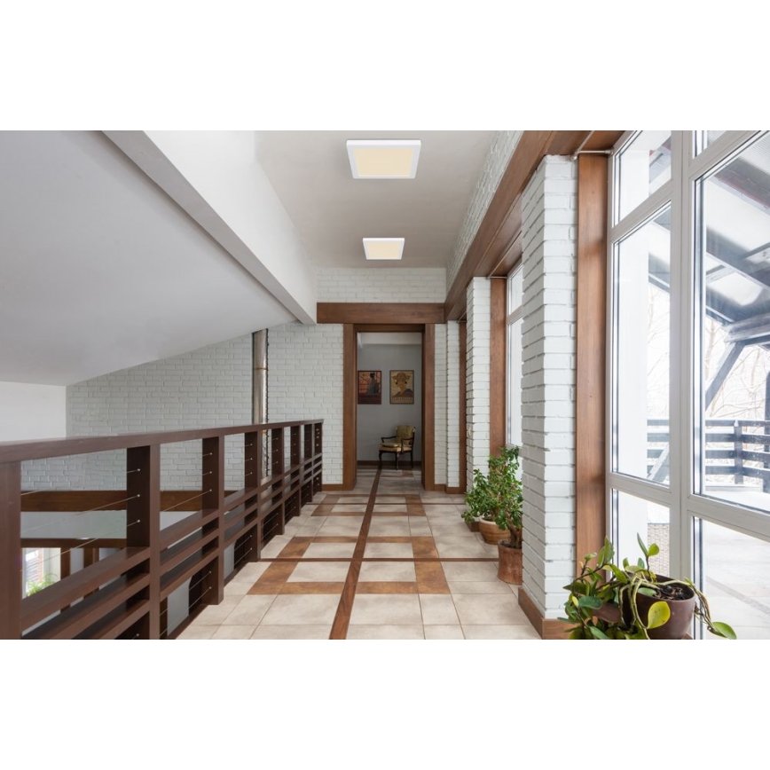 Globo - LED Плафон LED/18W/230V 3000/4000/6500K бял