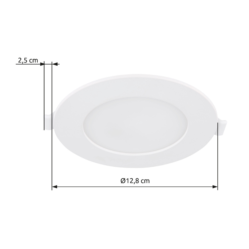 Globo - LED Лампа за окачен таван LED/6W/230V 4000K Ø 12,8 см