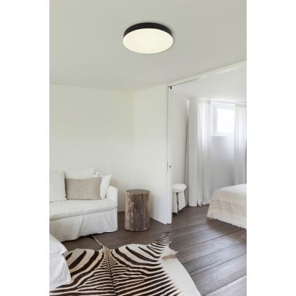 Globo - LED Плафониера LED/24W/230V 3000K/4000K/6500K Ø 30 см черен