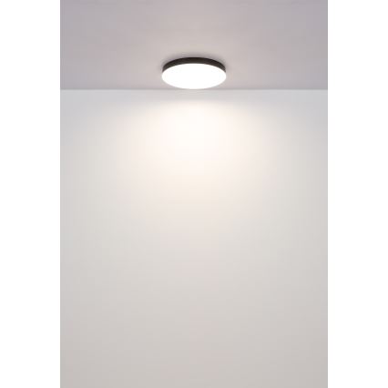 Globo - LED Плафониера LED/24W/230V 3000K/4000K/6500K Ø 30 см черен