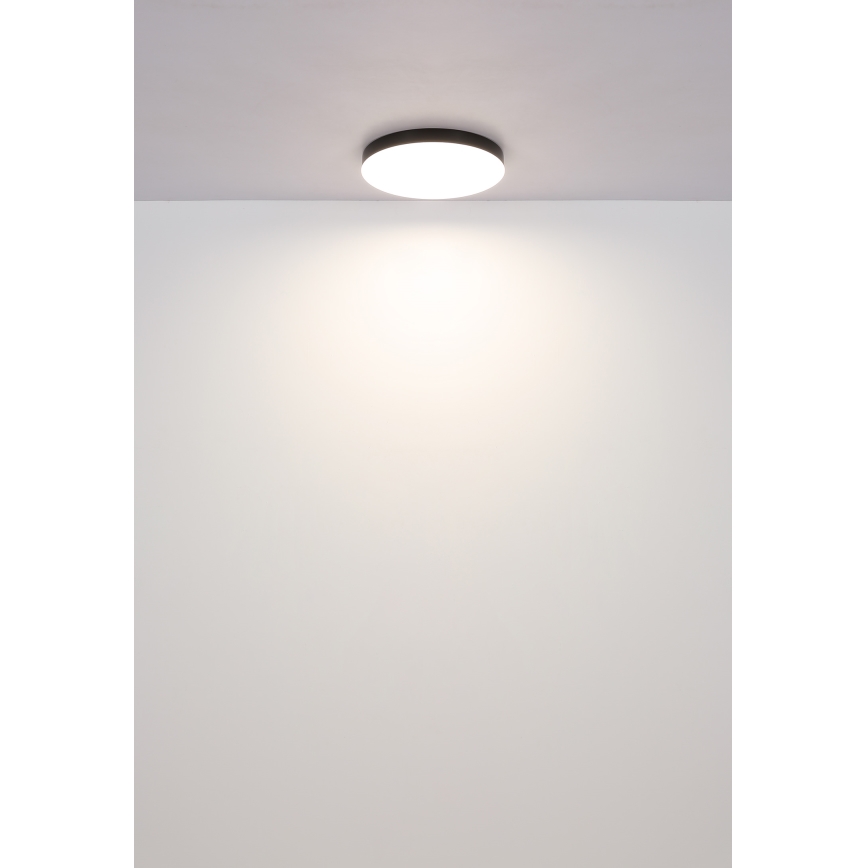 Globo - LED Плафониера LED/24W/230V 3000K/4000K/6500K Ø 30 см черен