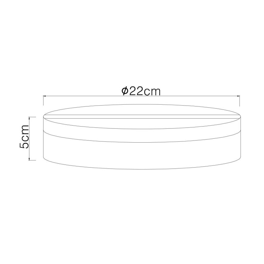 Globo - LED Плафониера LED/12W/230V 4000K Ø 22 см бял
