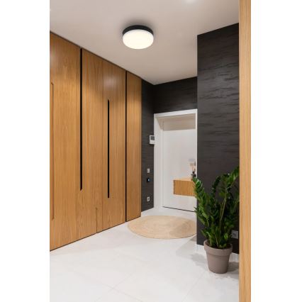 Globo - LED Плафониера LED/8W/230V 4000K Ø 12 см черен