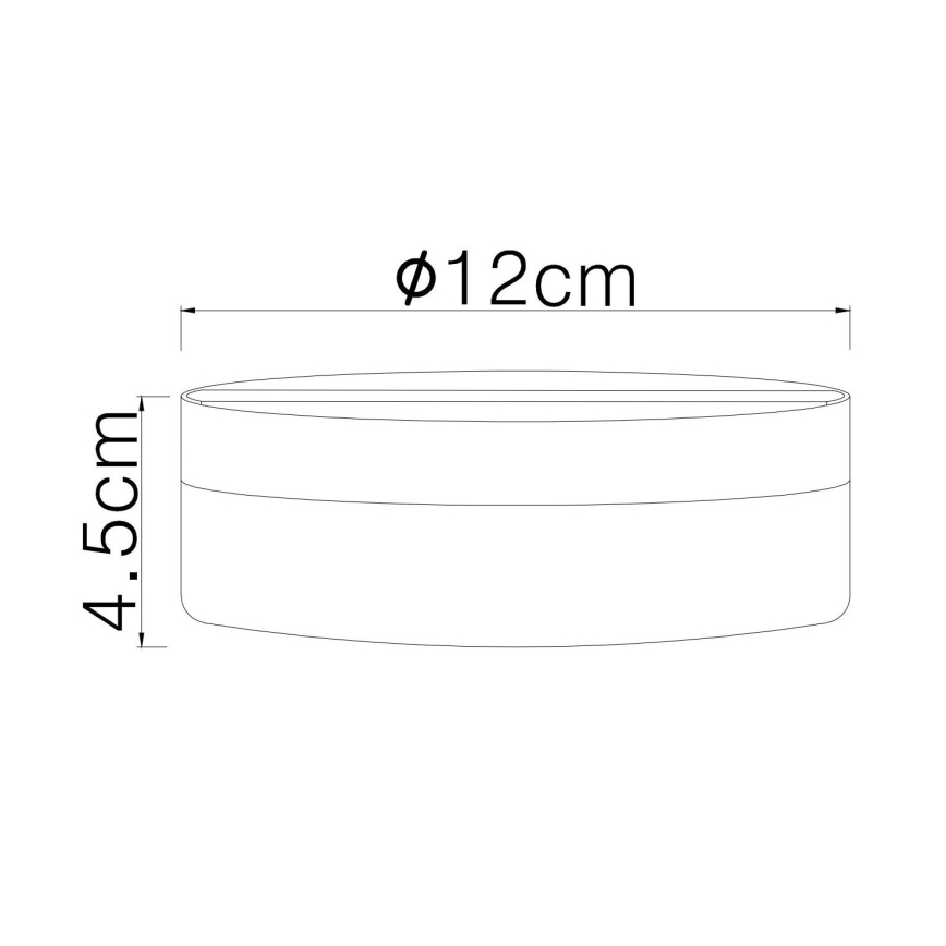 Globo - LED Плафониера LED/8W/230V 4000K Ø 12 см бял
