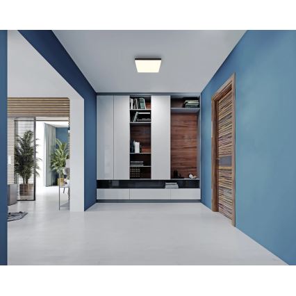 Globo - LED Плафониера LED/18W/230V 4000K 30x30 см черен