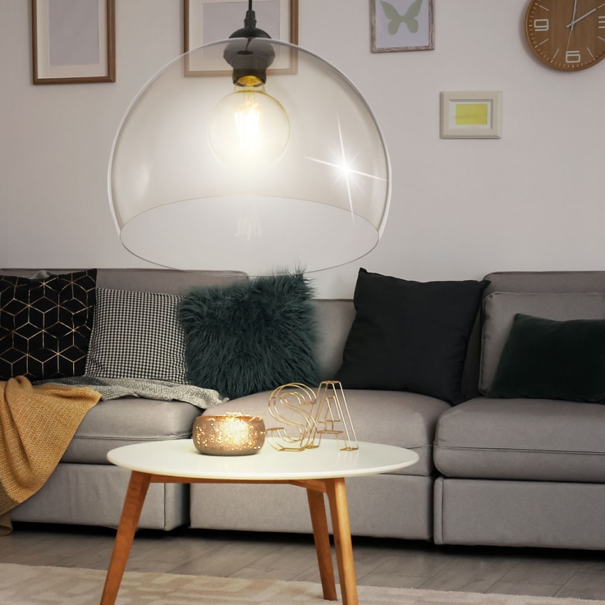GLOBO 14002H1 - Полилей на верижка CERSEI 1xE27/60W/230V