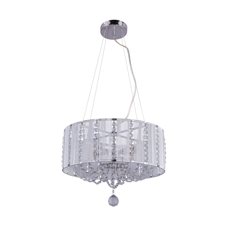 Globo - Висящ кристален полилей 4xE14/40W/230V