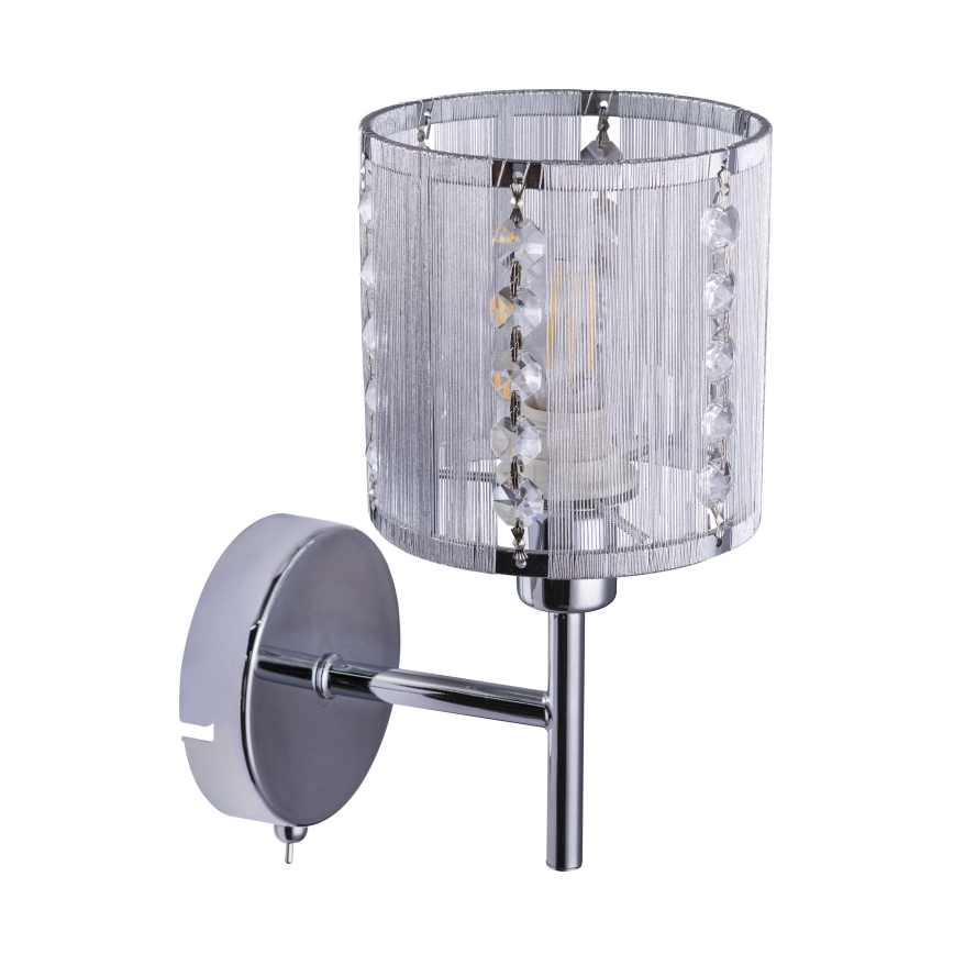 Globo - Аплик 1xE14/40W/230V матов хром