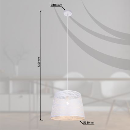 Globo - Полилей на верижка 1xE27/60W/230V
