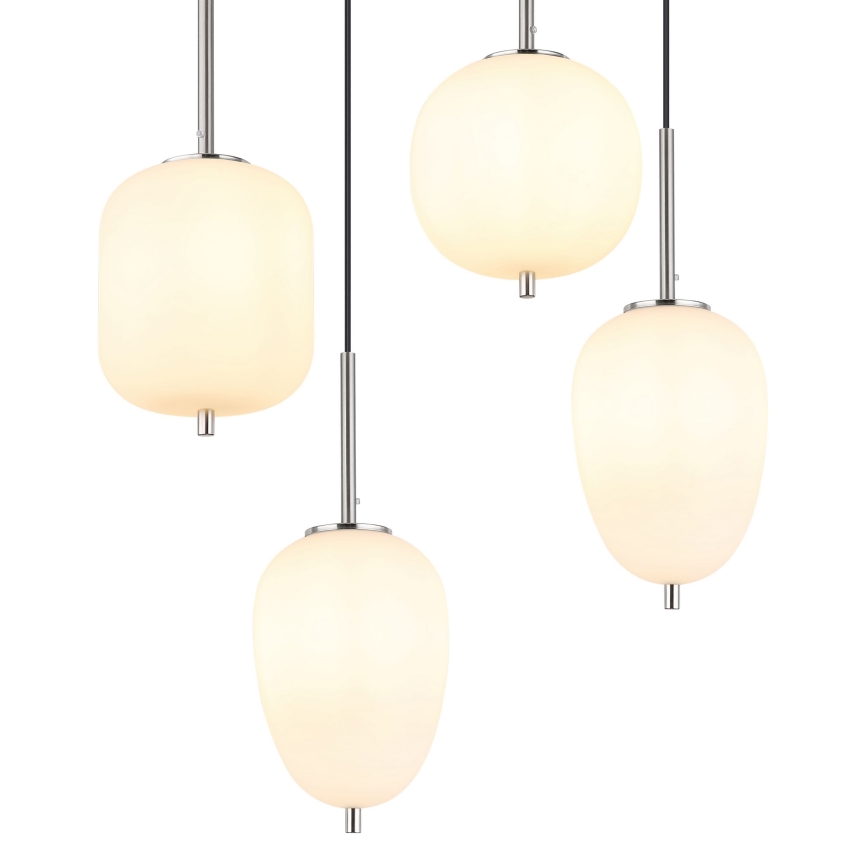 Globo - Пендел 6xE14/40W/230V лъскав хром