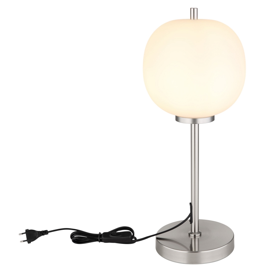 Globo - Настолна лампа 1xE14/40W/230V матов хром