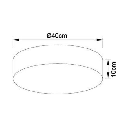 Globo - LED Димируема лампа LED/24W/230V + дистанционно управление