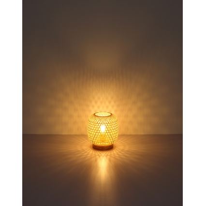 Globo - Настолна лампа 1xE27/60W/230V бамбук