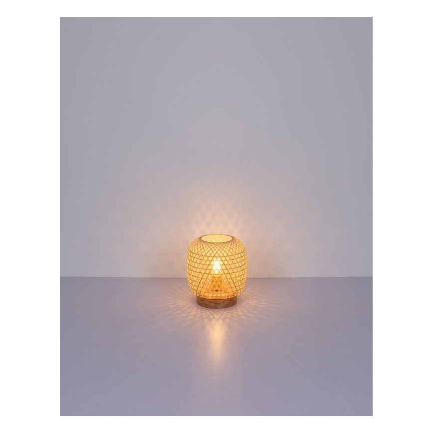 Globo - Настолна лампа 1xE27/60W/230V бамбук