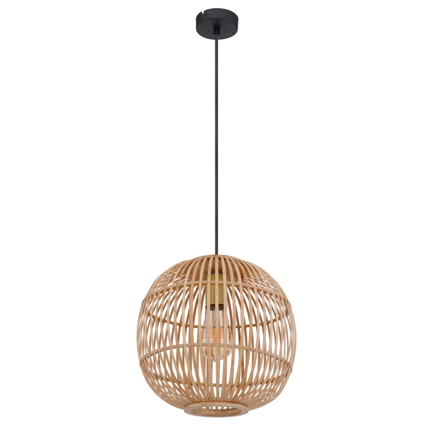 Globo - Пендел 1xE27/60W/230V бамбуков