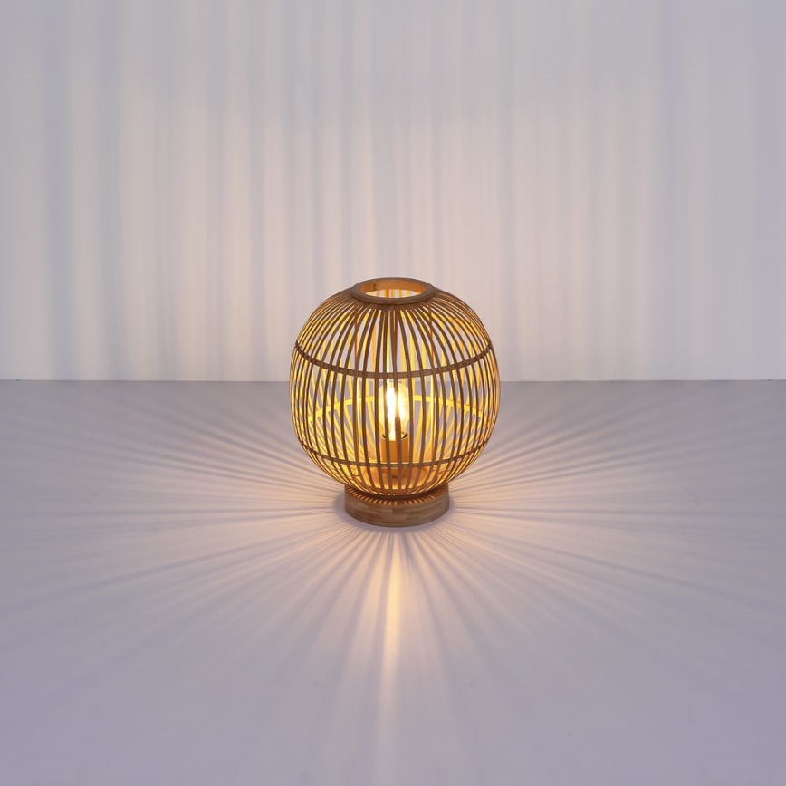 Globo - Настолна лампа 1xE27/60W230V бамбукова