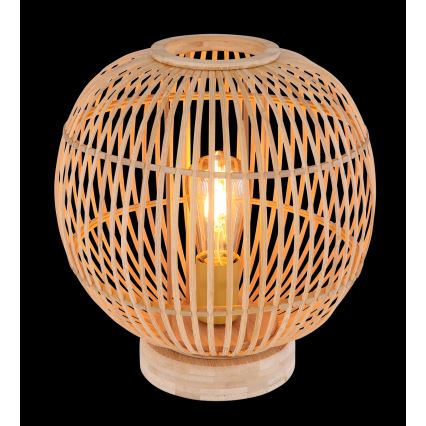 Globo - Настолна лампа 1xE27/60W230V бамбукова
