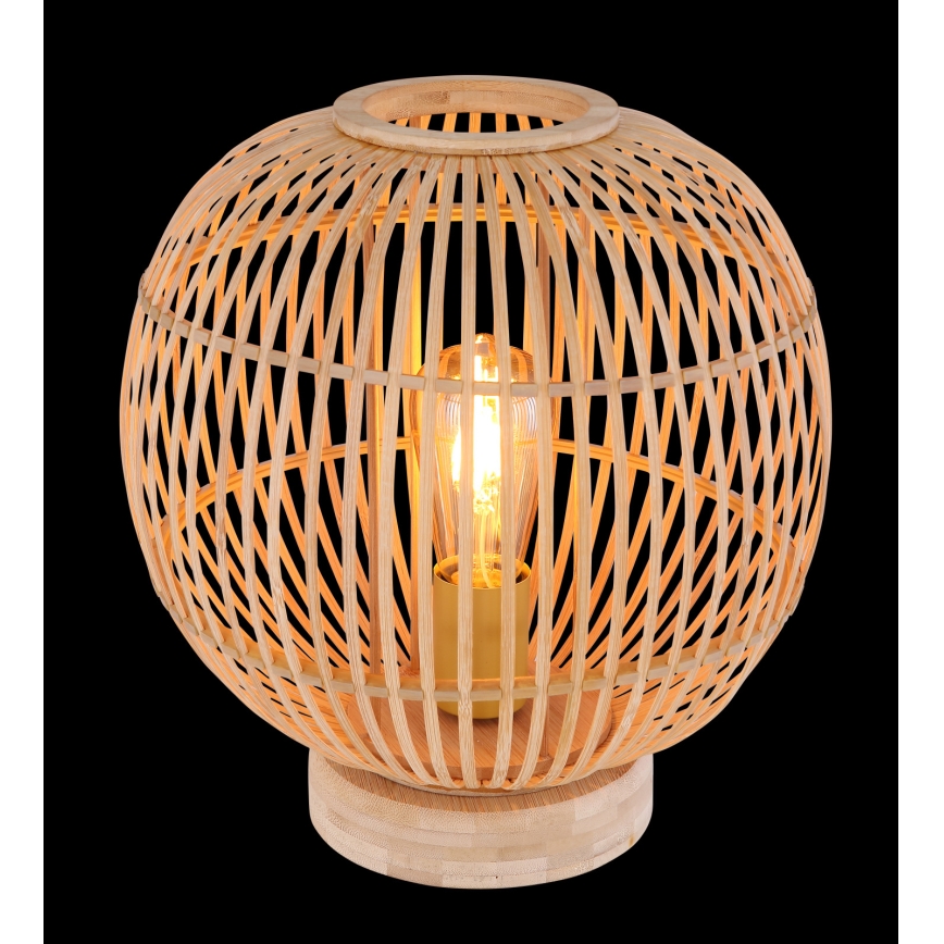 Globo - Настолна лампа 1xE27/60W230V бамбукова