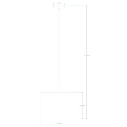 Globo - Висящ полилей 1xE27/40W/230V