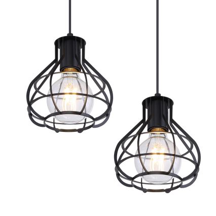 Globo - Висящ на въже полилей 4xE27/60W/230V