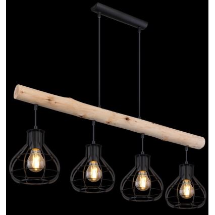 Globo - Полилей на въже 4xE27/60W/230V