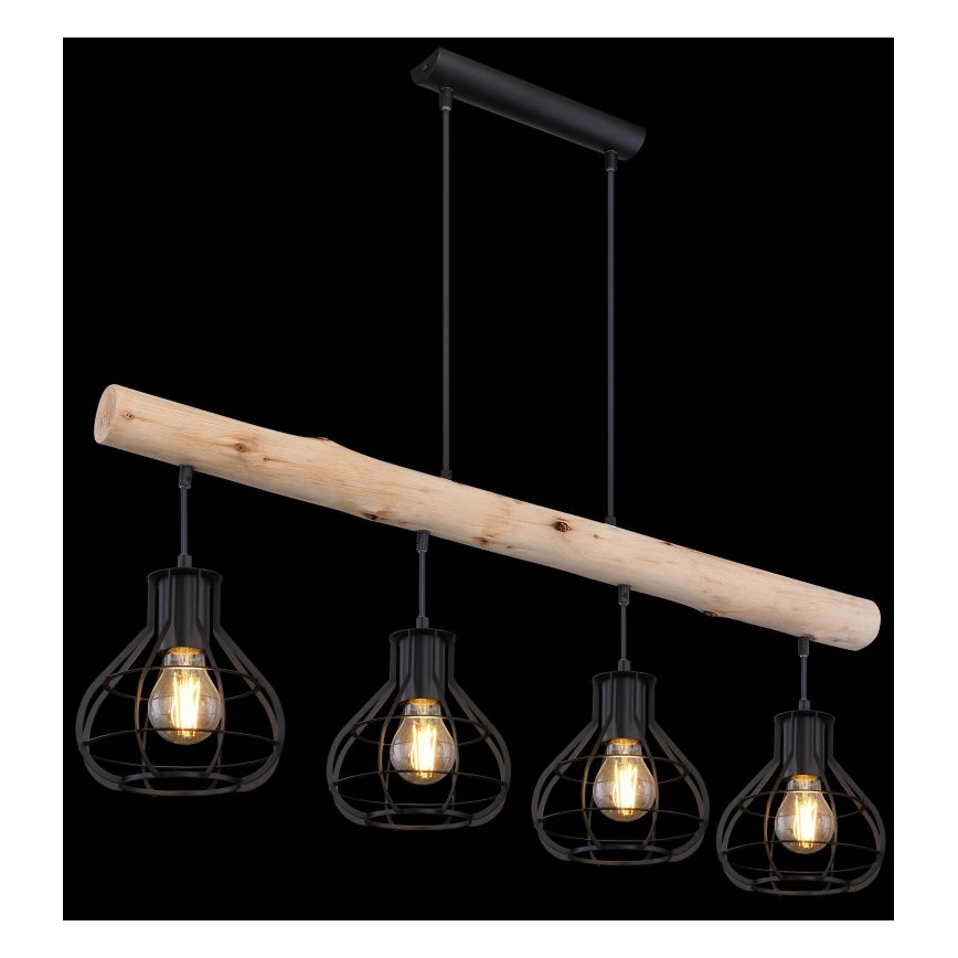 Globo - Полилей на въже 4xE27/60W/230V