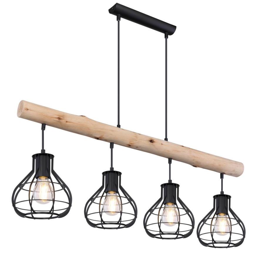 Globo - Полилей на въже 4xE27/60W/230V