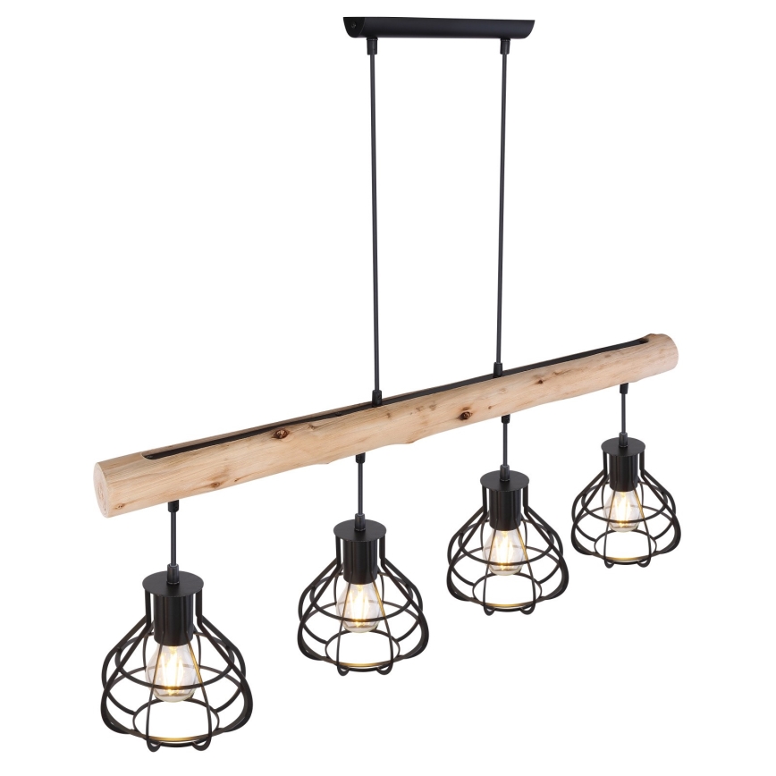 Globo - Полилей на въже 4xE27/60W/230V