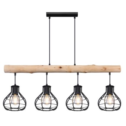 Globo - Полилей на въже 4xE27/60W/230V