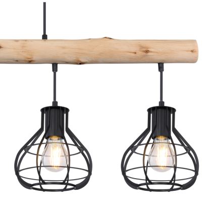Globo - Полилей на въже 4xE27/60W/230V
