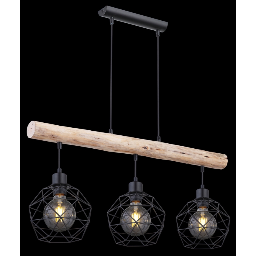 Globo - Полилей на въже 3xE27/60W/230V