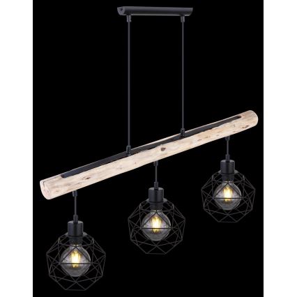 Globo - Полилей на въже 3xE27/60W/230V