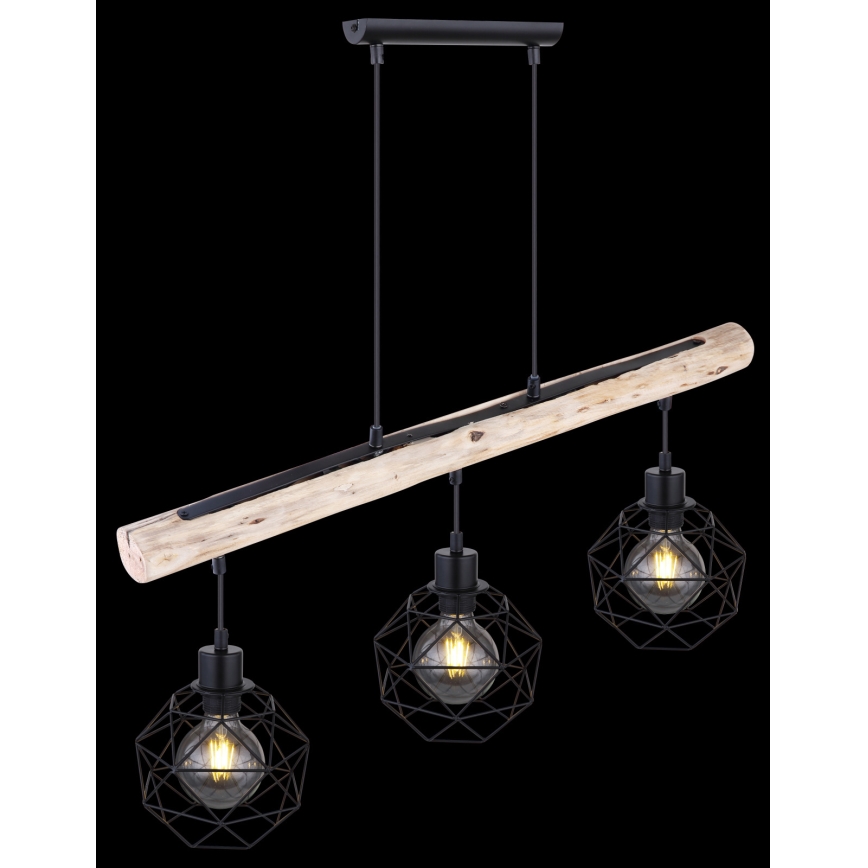 Globo - Полилей на въже 3xE27/60W/230V