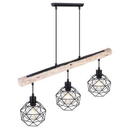 Globo - Полилей на въже 3xE27/60W/230V