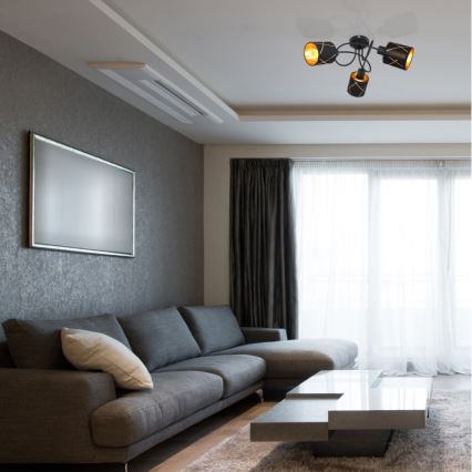 Globo - Повърхностен полилей 3xE14/25W/230V