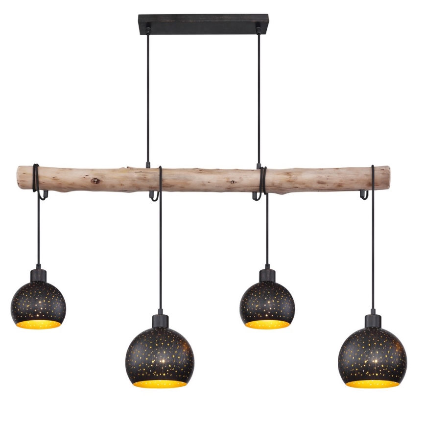 Globo - Висящ на въже полилей 4xE27/40W/230V