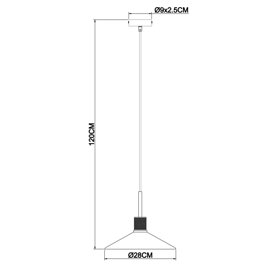 Globo - Висящ полилей 1xE27/60W/230V