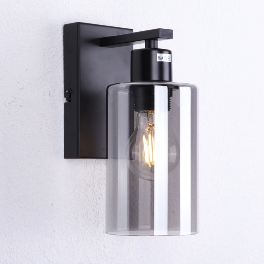 Globo - Аплик 1xE27/60W/230V черен