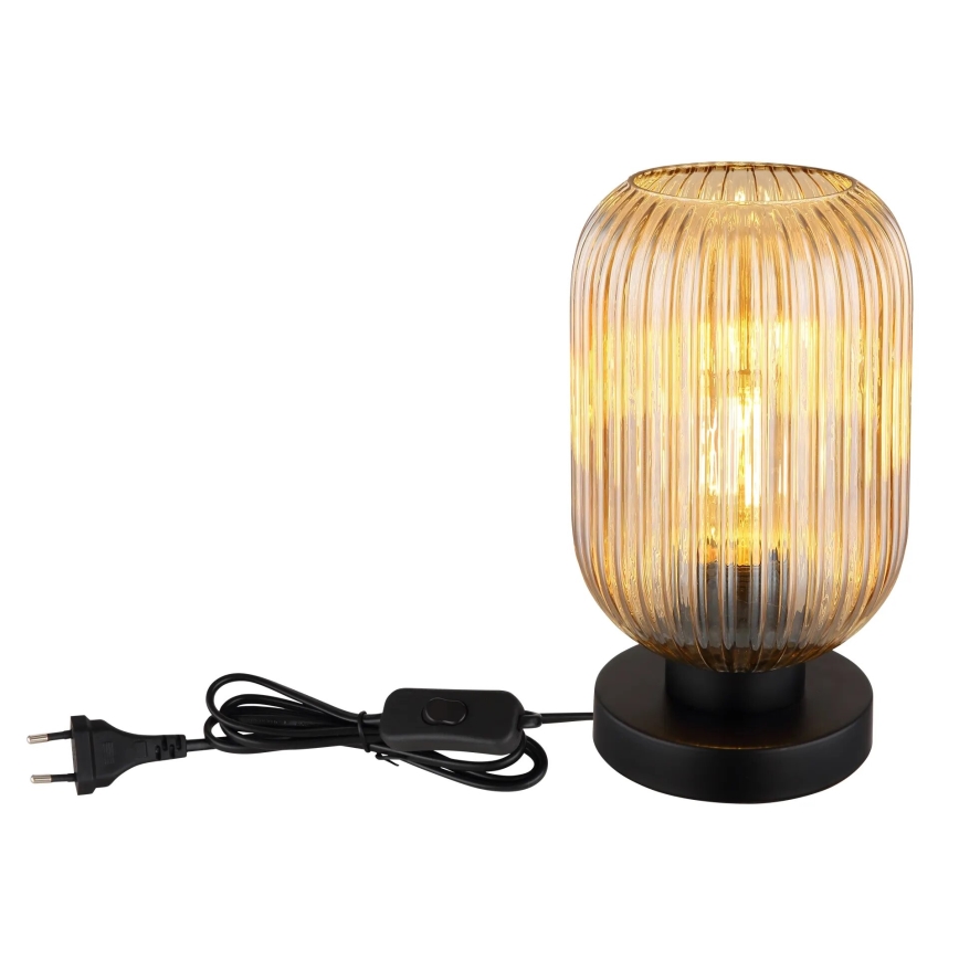 Globo - Настолна лампа 1xE27/40W/230V кафяв