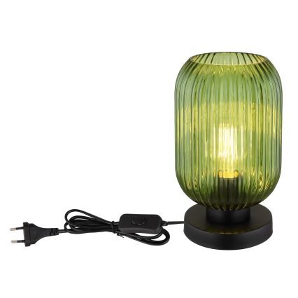 Globo - Настолна лампа 1xE27/40W/230V зелен