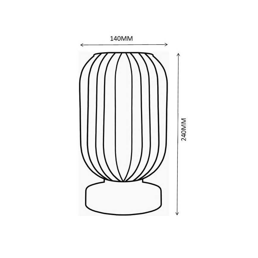 Globo - Настолна лампа 1xE27/40W/230V зелен