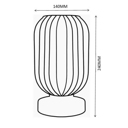 Globo - Настолна лампа 1xE27/40W/230V лилав
