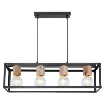Globo - Висящ на въже полилей 4xE27/60W/230V