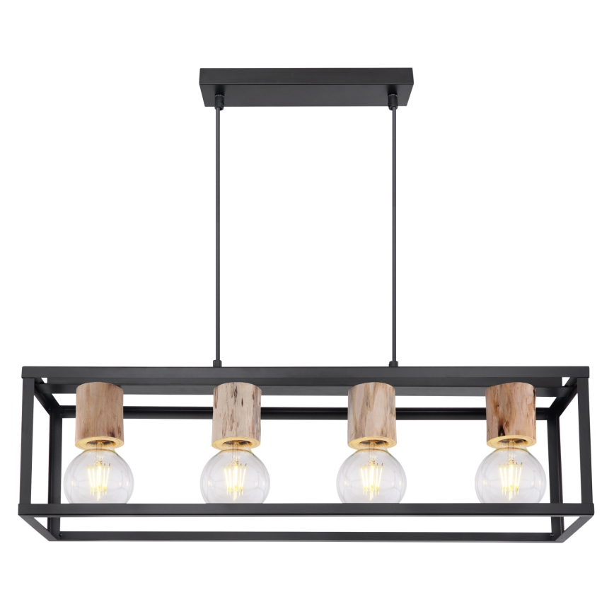 Globo - Висящ на въже полилей 4xE27/60W/230V