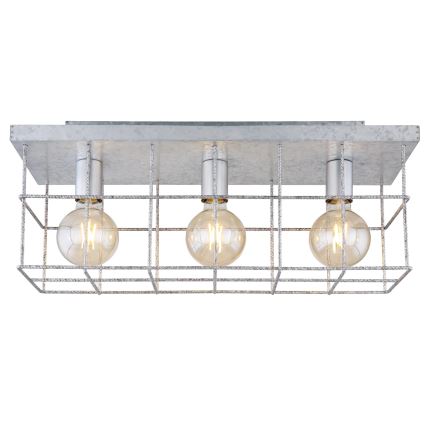 Globo 15530Z-3D - Плафон MERRIL 3xE27/60W/230V