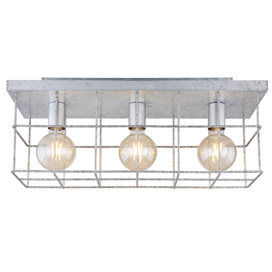 Globo 15530Z-3D - Плафон MERRIL 3xE27/60W/230V