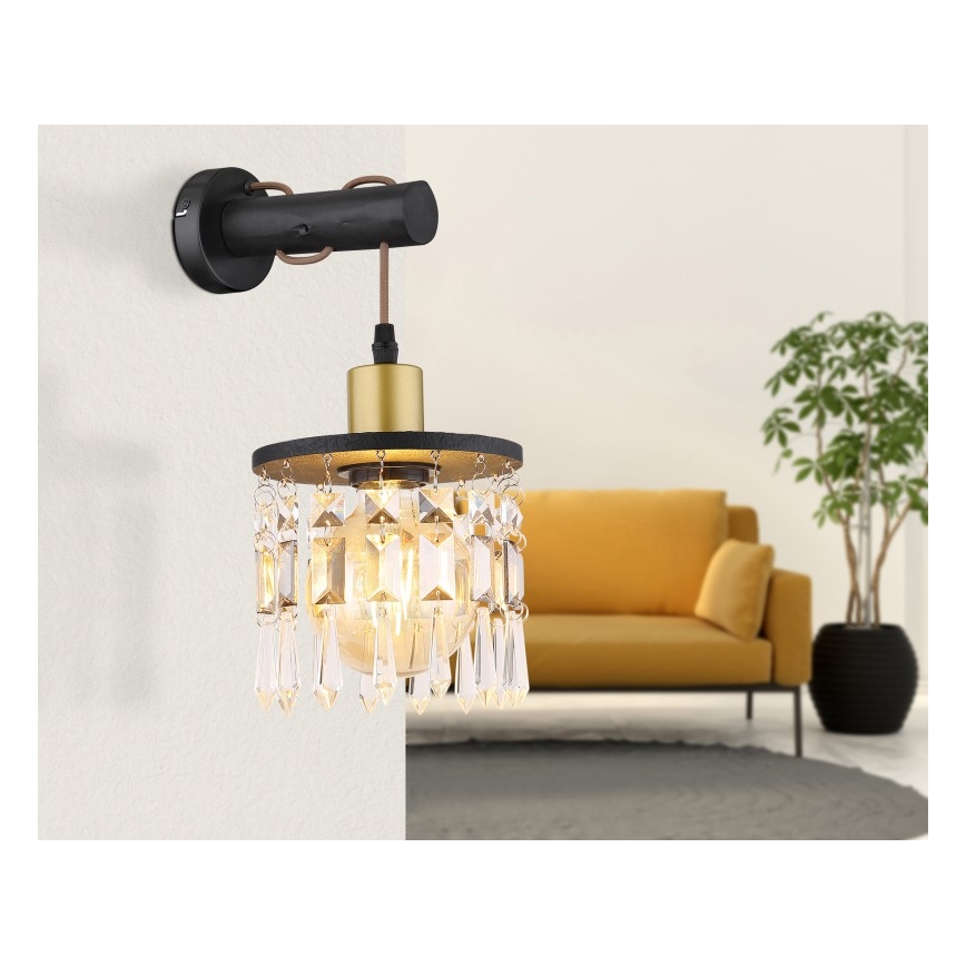 Globo 15533W - Аплик COMMA 1xE27/40W/230V