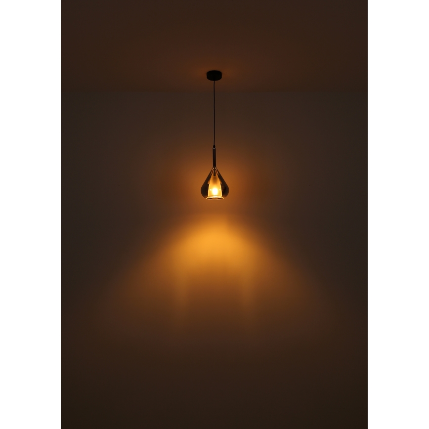 Globo - Пендел 1xE27/60W/230V Ø 20 см черен